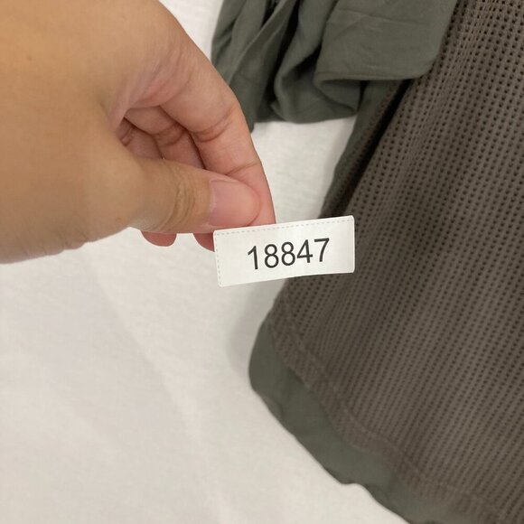 XCVI Dark Gray Full Zip Ultra Soft Pockets Rolled Tab Light Jacket Medium - Picture 10 of 10